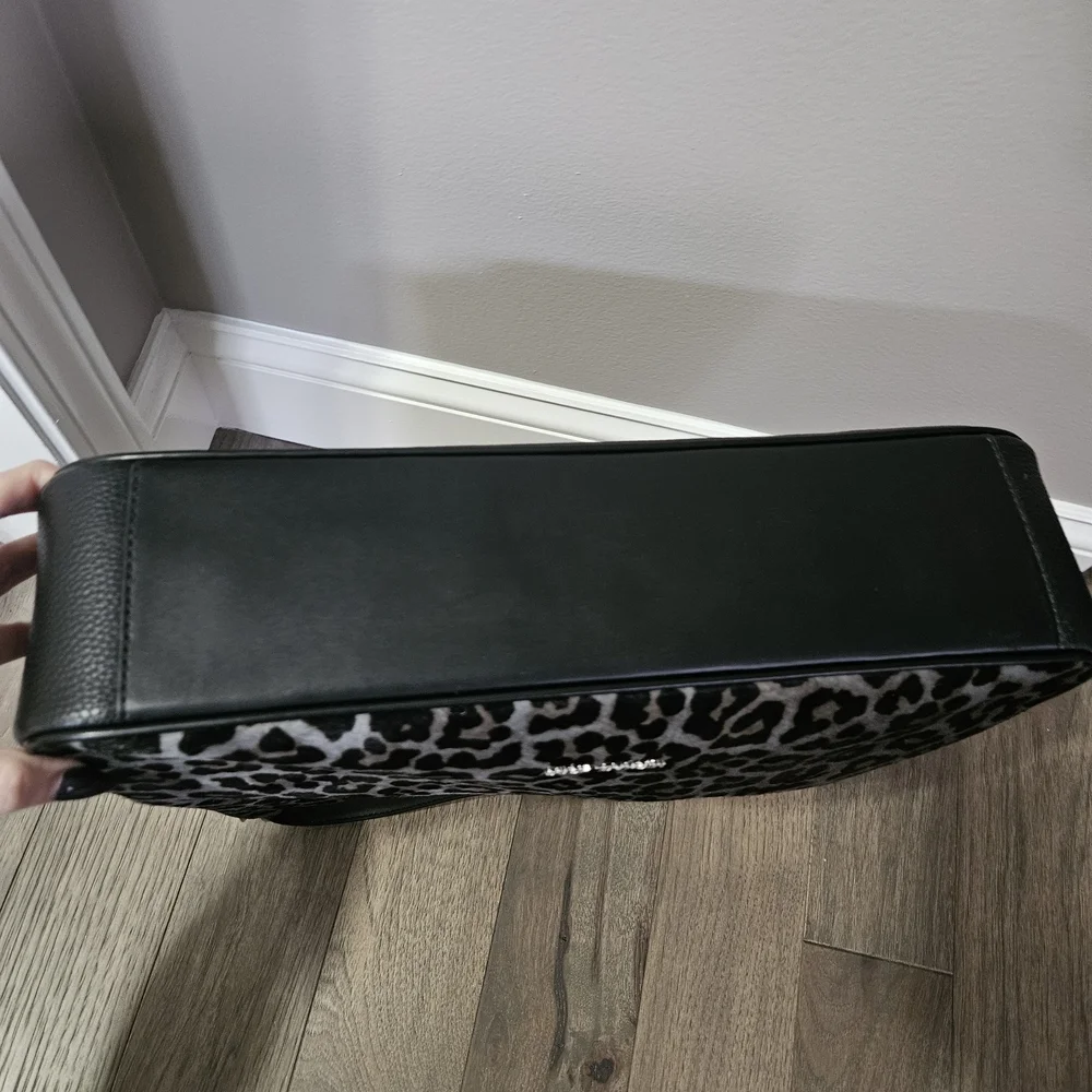 Michael Kors Nayla Medium Leopard Print Calf Hair Hobo Shoulder Bag